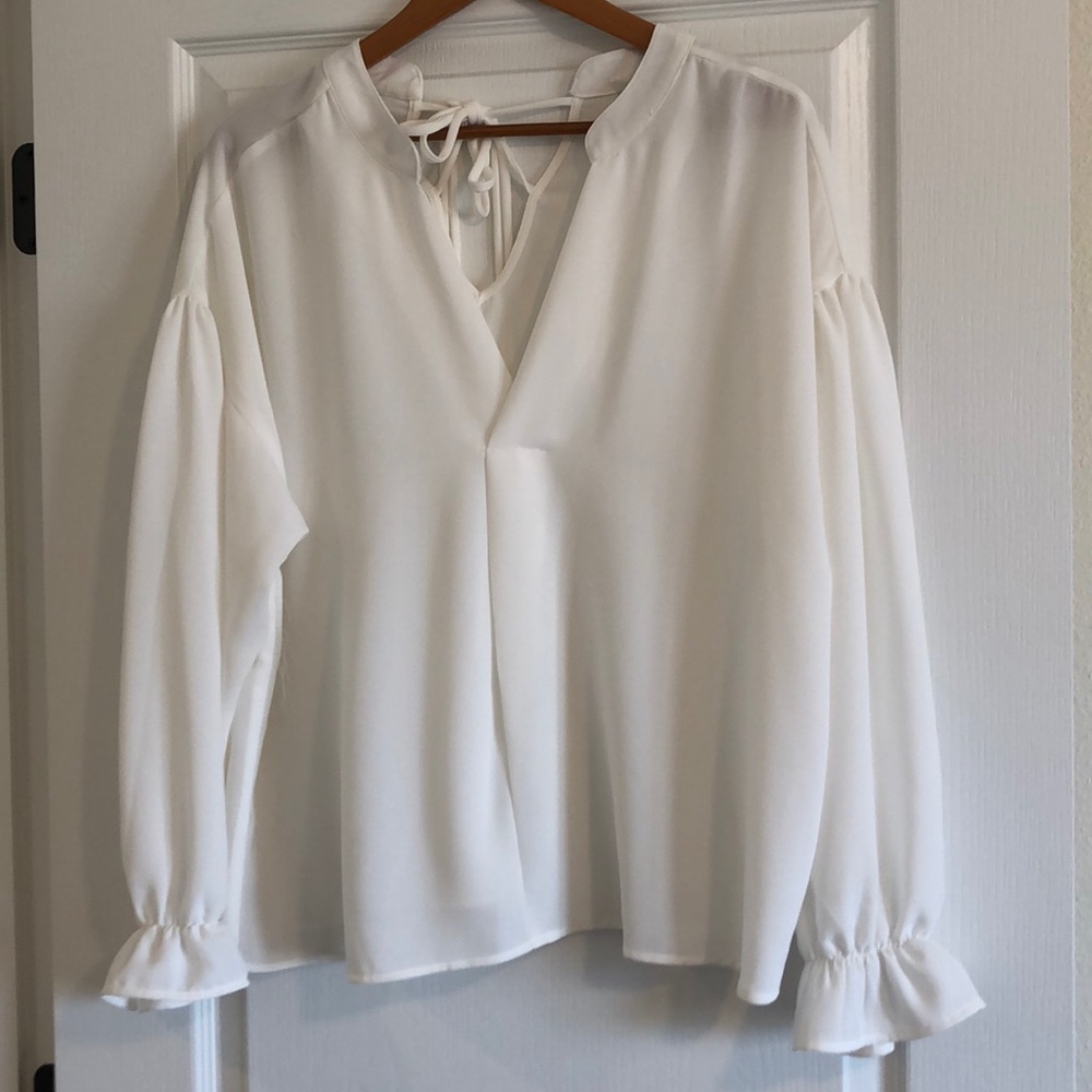 Goodnight Macaroon white blouse